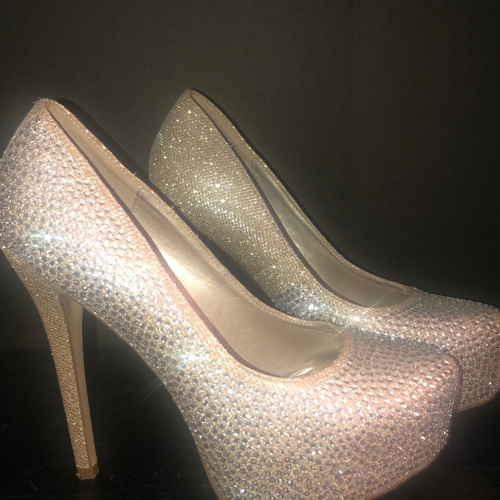 Rhinestone heels (Platform)